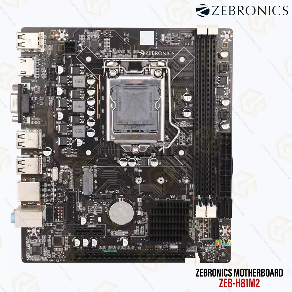 ZEBRONICS ZEB-H81GL-M2 NVME MOTHERBOARD 4TH GEN LGA 1150 (2YEAR)