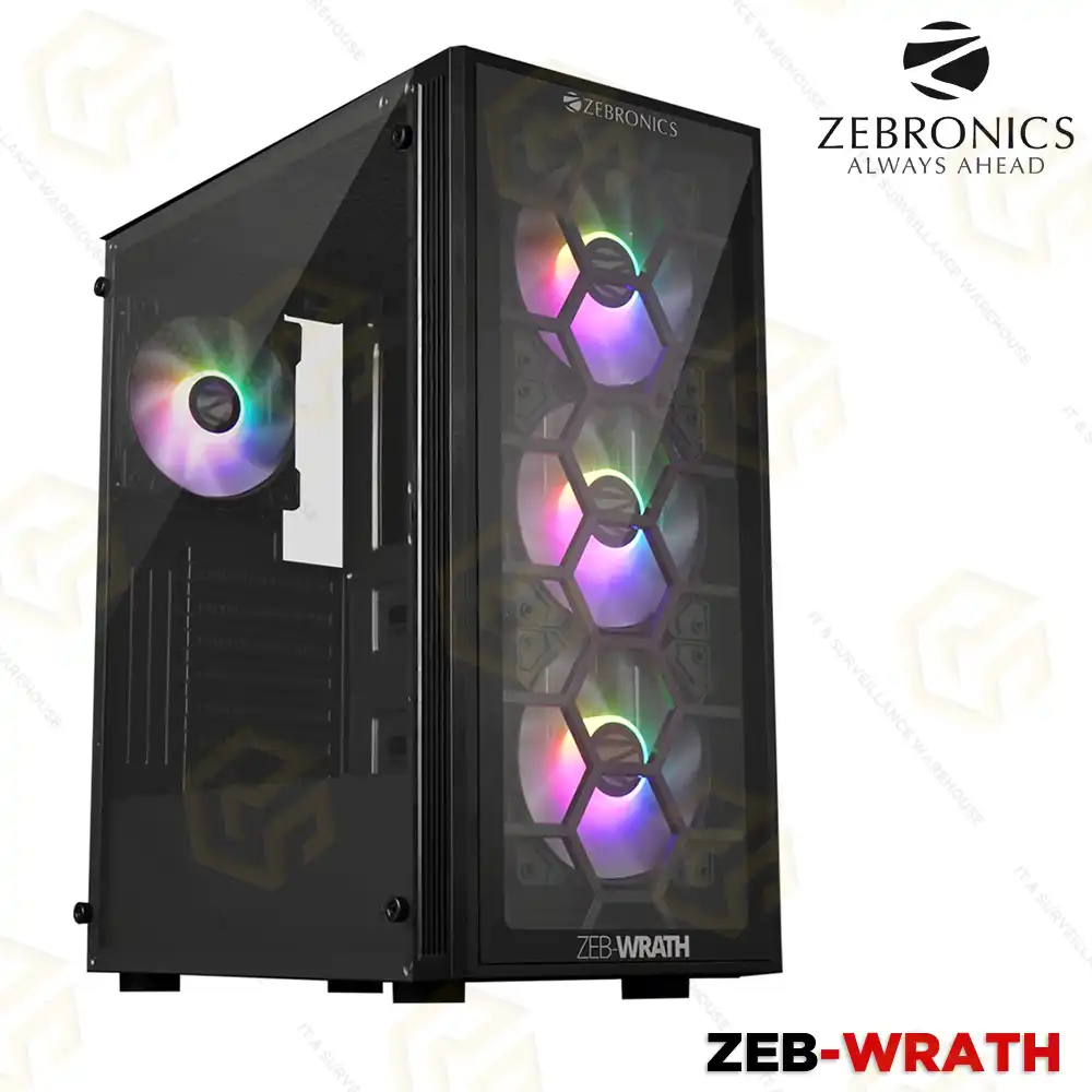 ZEBRONICS GAMING CABINET WRATH WITHOUT SMPS