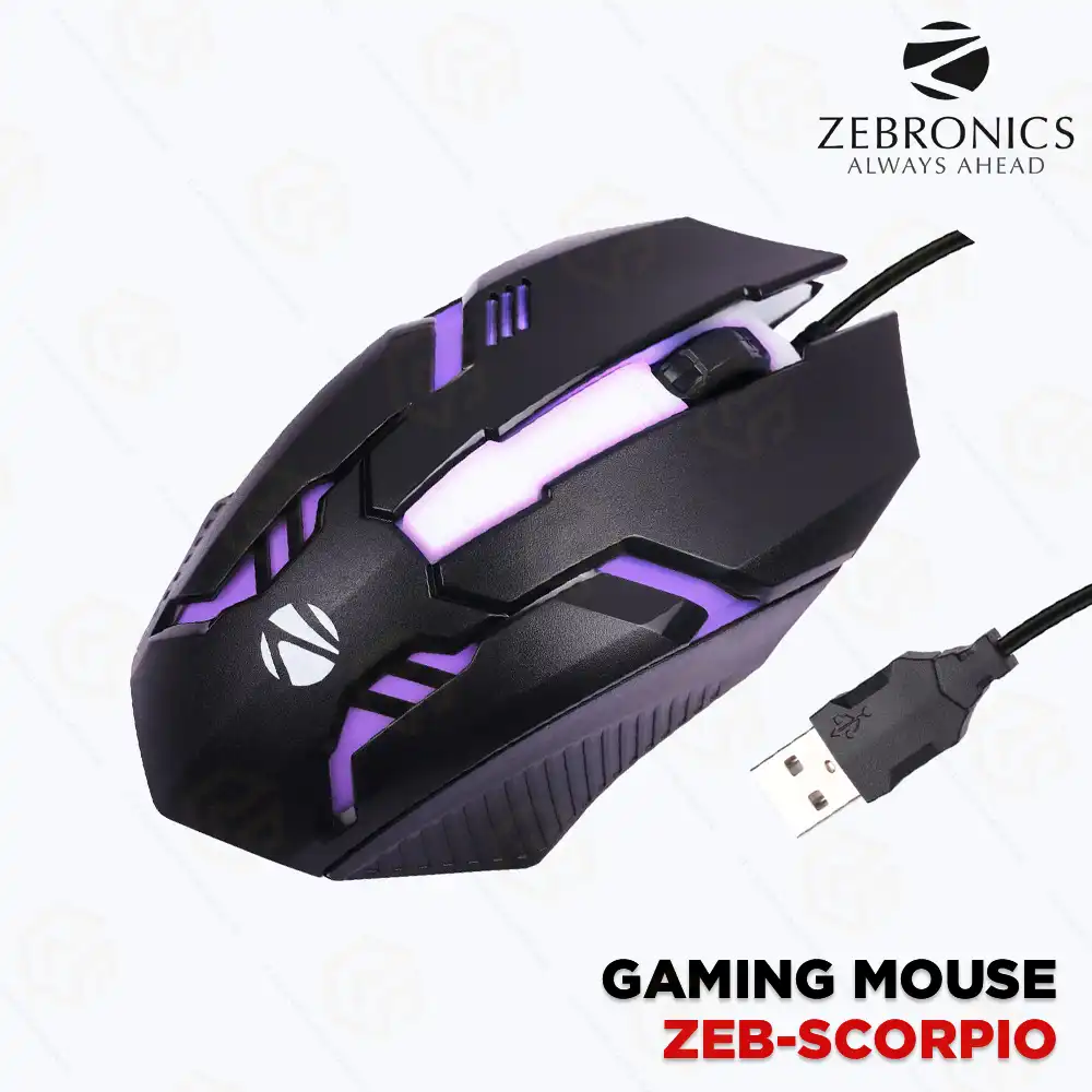 ZEBRONICS GAMING MOUSE SCORPIO