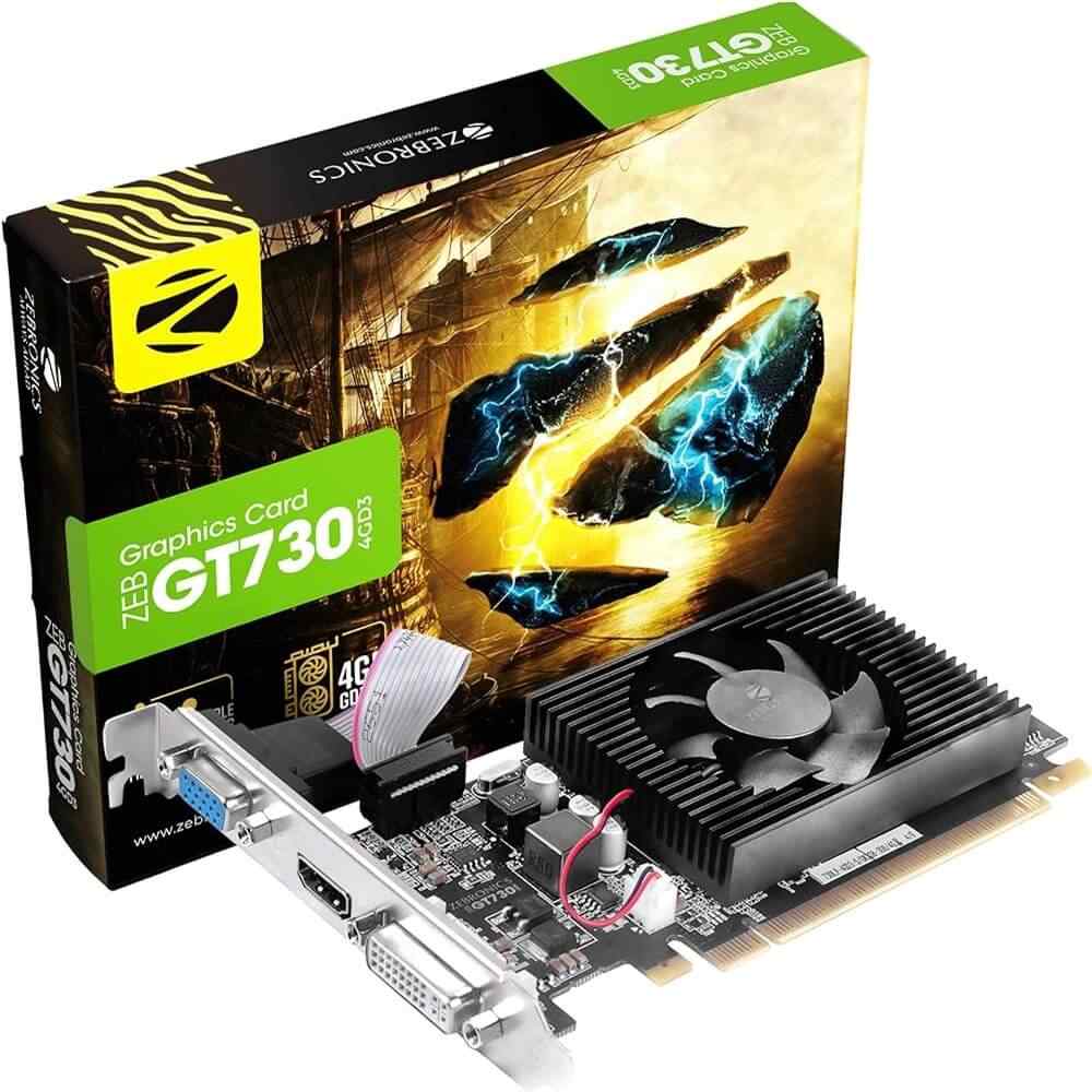 ZEBRONICS GT 730 4GB DDR3 GRAPHICS CARD