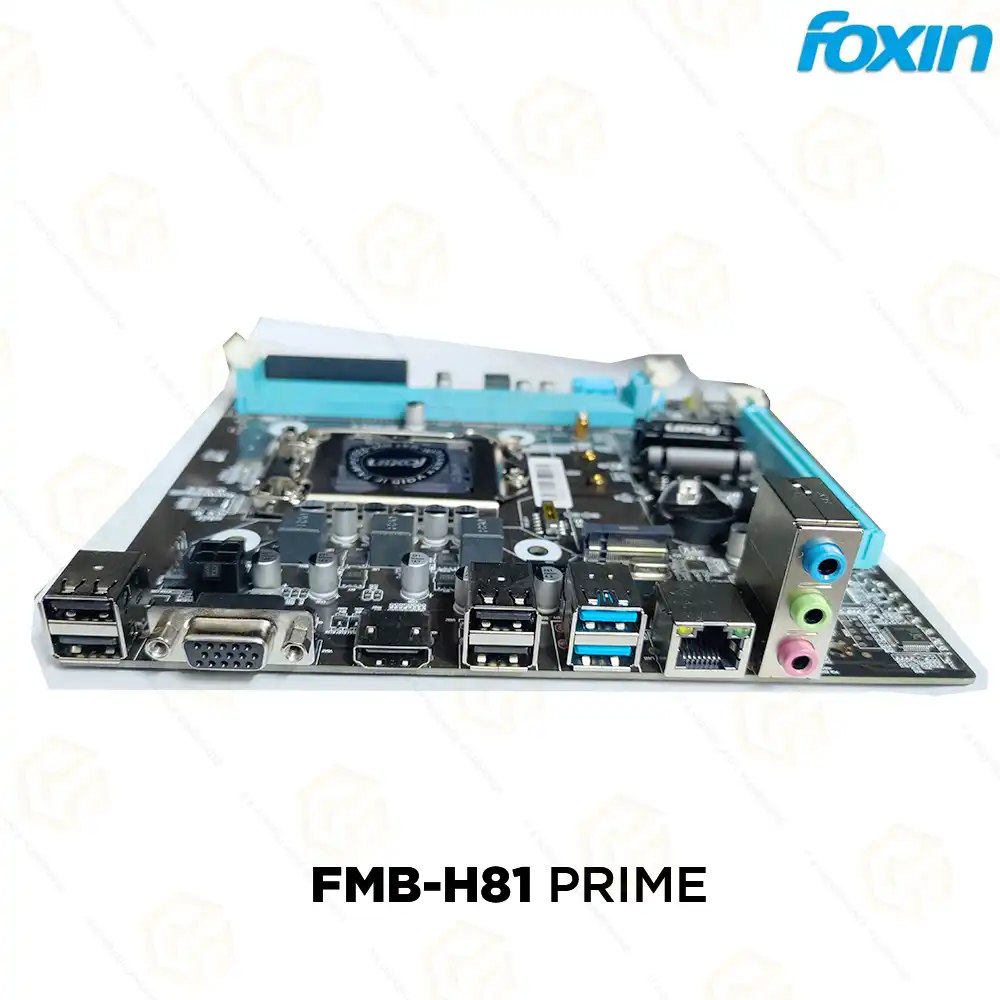 FOXIN H81 MOTHERBOARD PRIME DDR3 LGA 1150 SOCKET WITH NVME SLOT 4TH GEN (2YEAR)