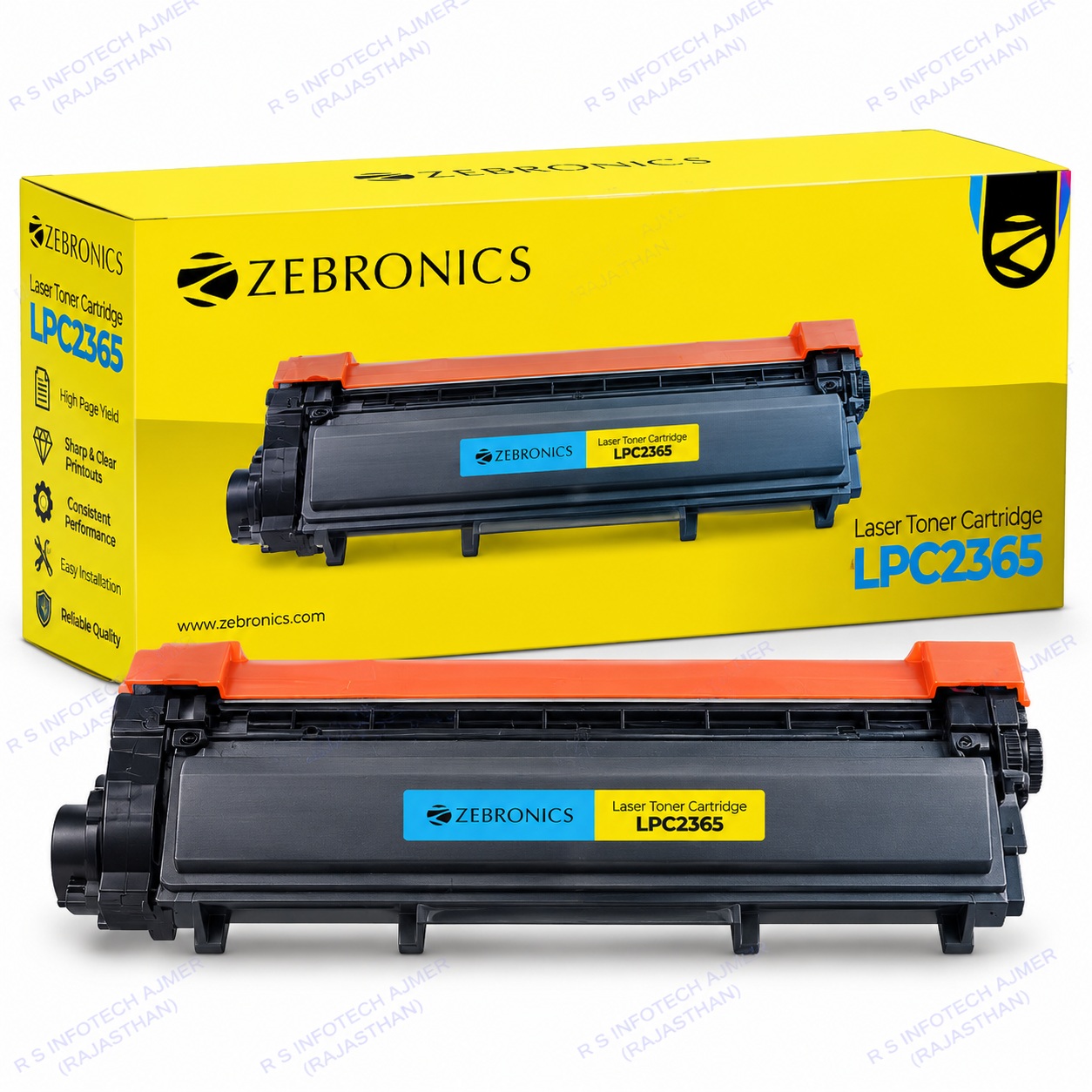 ZEBRONICS TONER CARTRIDGE BROTHER TN2365 2321D 2520D 2541DW