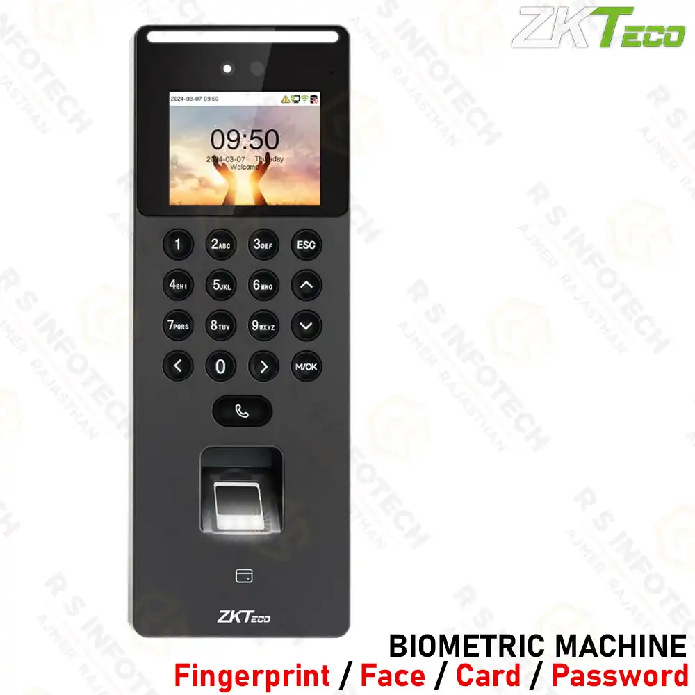 ZKTECO F09 WIFI MULTI-BIOMETRIC ACCESS CONTROL | FACE + FP + RFID